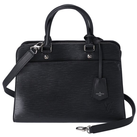 Louis Vuitton Handbags - Louis Vuitton Vaneau MM Black Epi Leather Bag Shoulder Bag